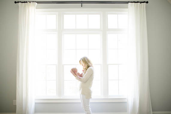 Light airy newborn photos