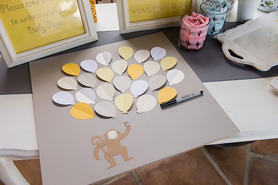 Yellow Backyard Baby Shower