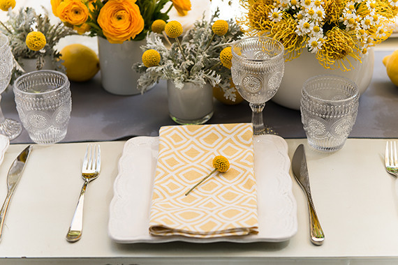 Yellow Backyard Baby Shower Inspiration