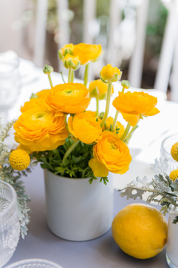 Yellow Backyard Baby Shower Inspiration