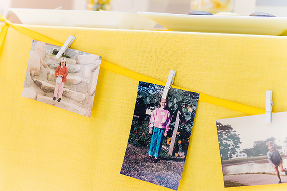 Yellow Backyard Baby Shower Inspiration