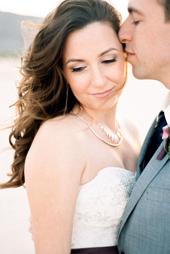 Mojave Desert wedding portrait