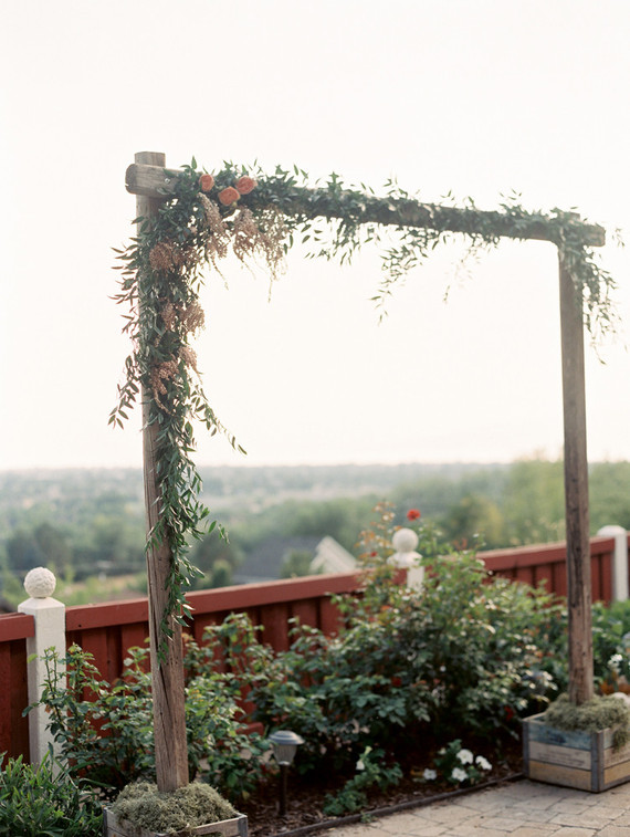 Floral altar
