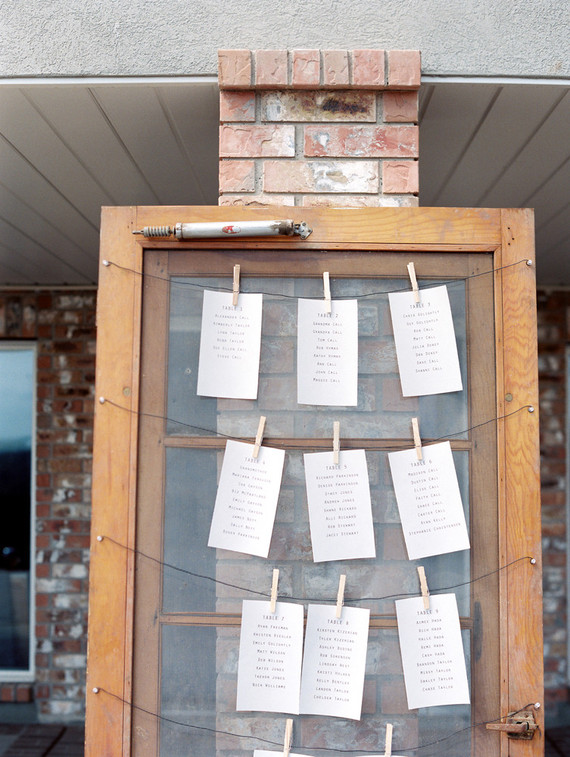 Escort cards
