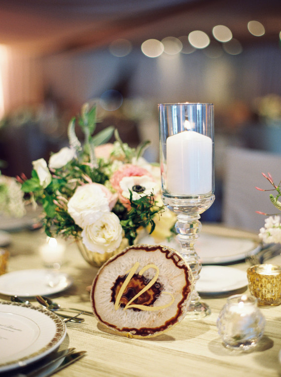 Wooden table number