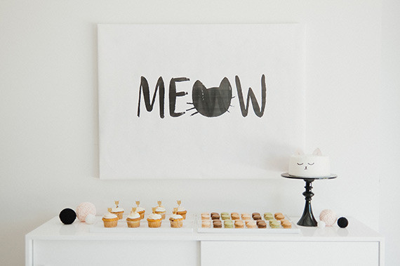 Kitten 2nd Birthday Party Inspiration