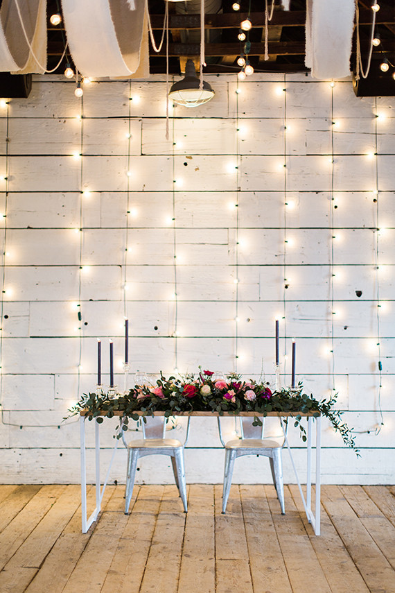 Bistro light backdrop