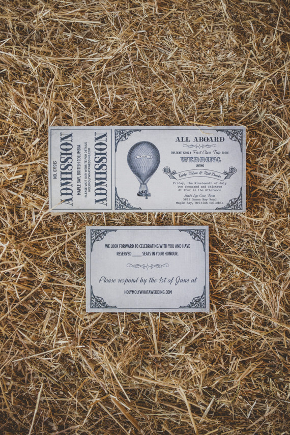 Farm wedding invitations