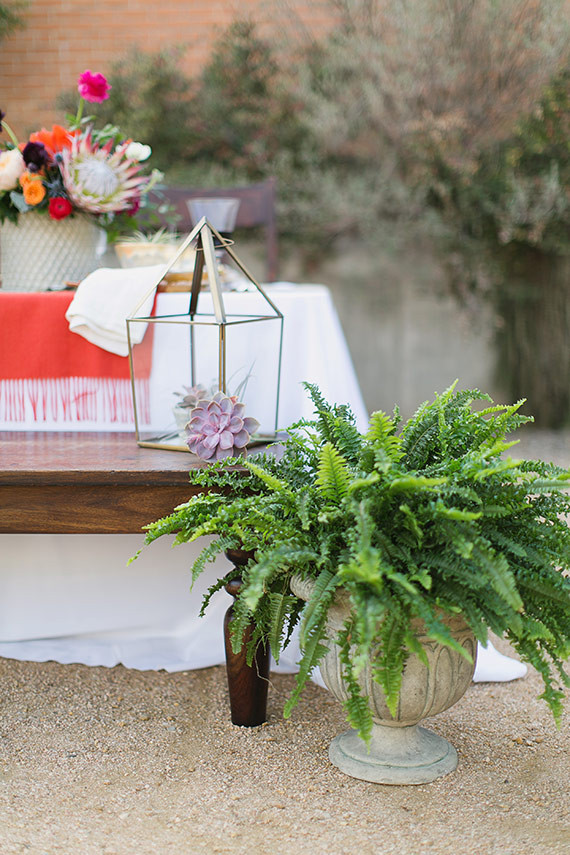 Spanish wedding inspired decor