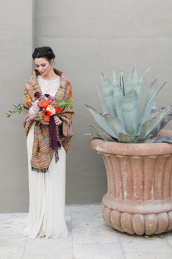 Colorful Spanish inspired bouquet Inspiration