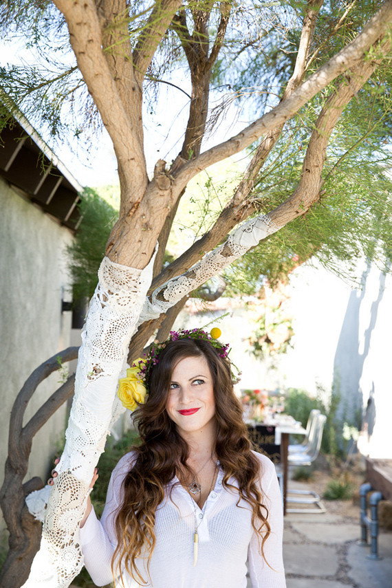 Midcentury modern bridal shower