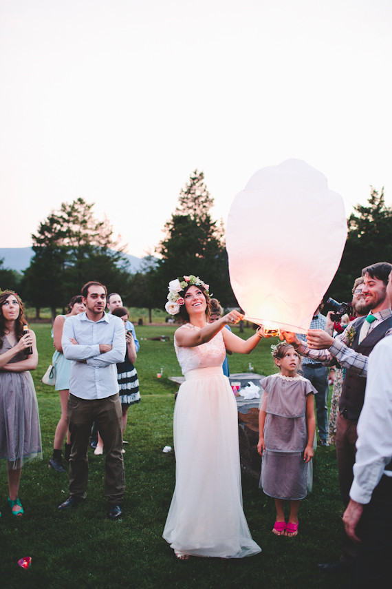 New York camp themed floating lanterns