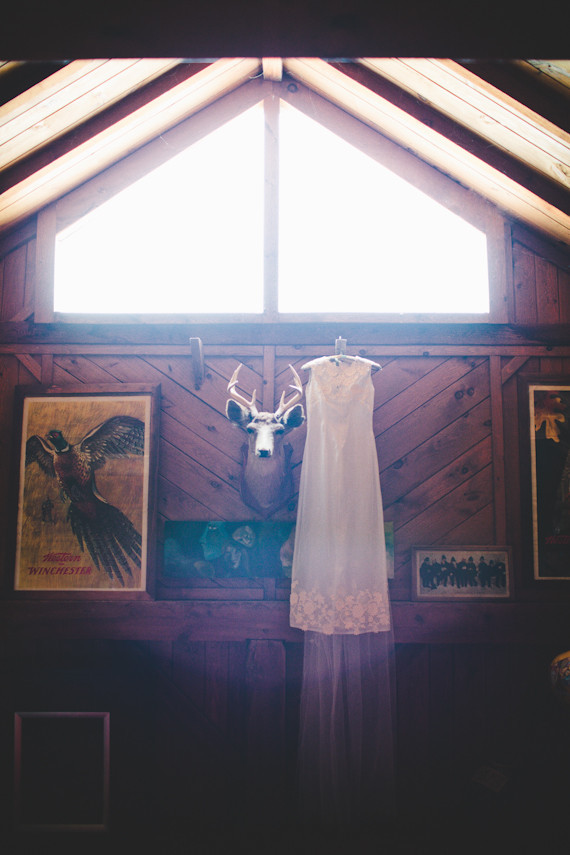 Rustic wedding dress