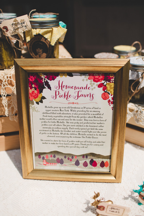 Gold and pink camp themed signage