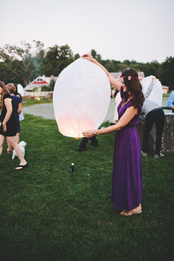 New York camp themed floating lanterns