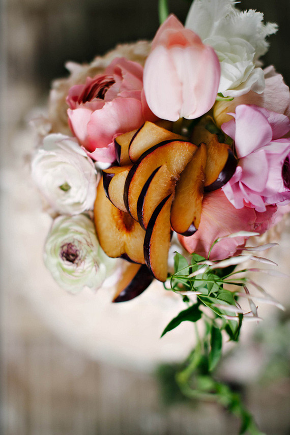Fruit and flower cake topper