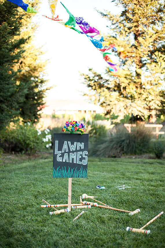 Cinco de Mayo rehearsal dinner lawn games Inspiration