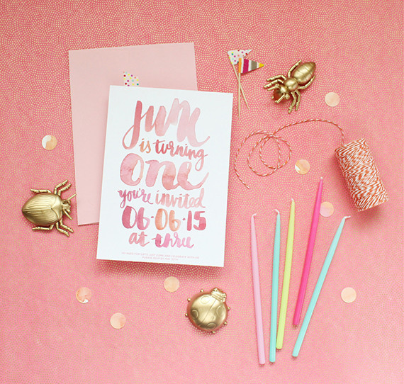 First birthday invites