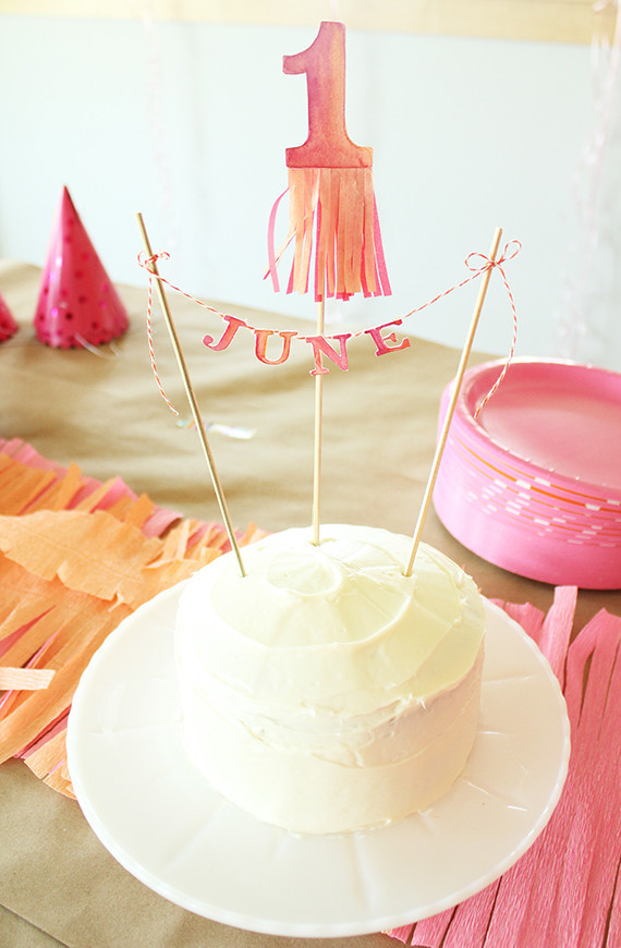 June Bug First Birthday Cake