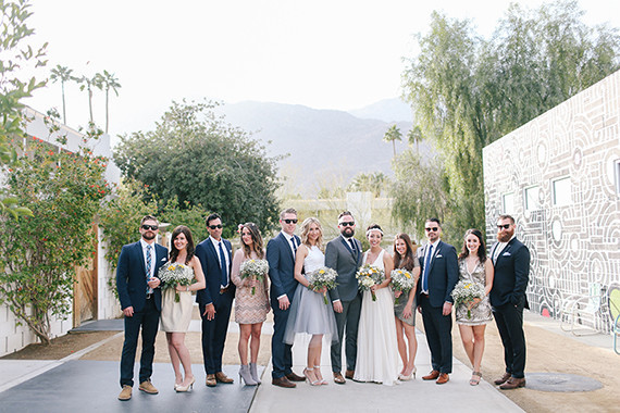 Sparkling bridesmaid dress
