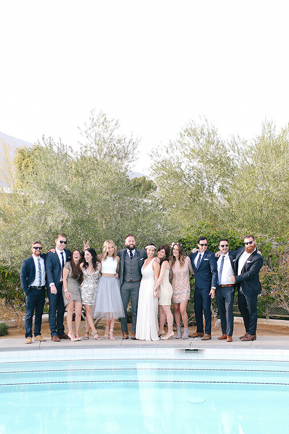 Sparkling bridesmaid dress