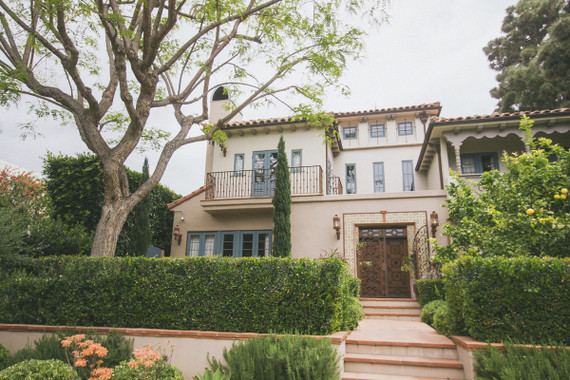 Backyard baby shower in Santa Monica