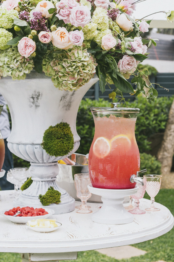 Backyard baby shower in Santa Monica