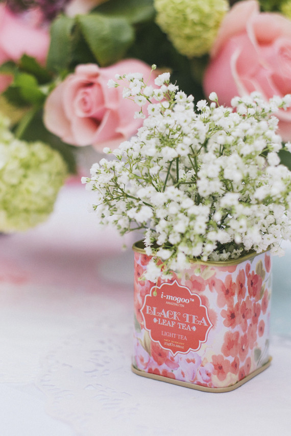 Tea party baby shower