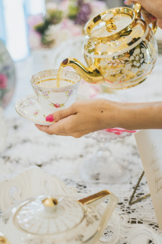 Tea party baby shower