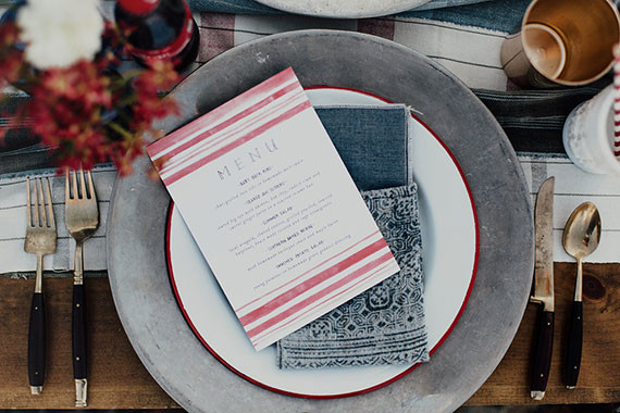 July 4th party menu