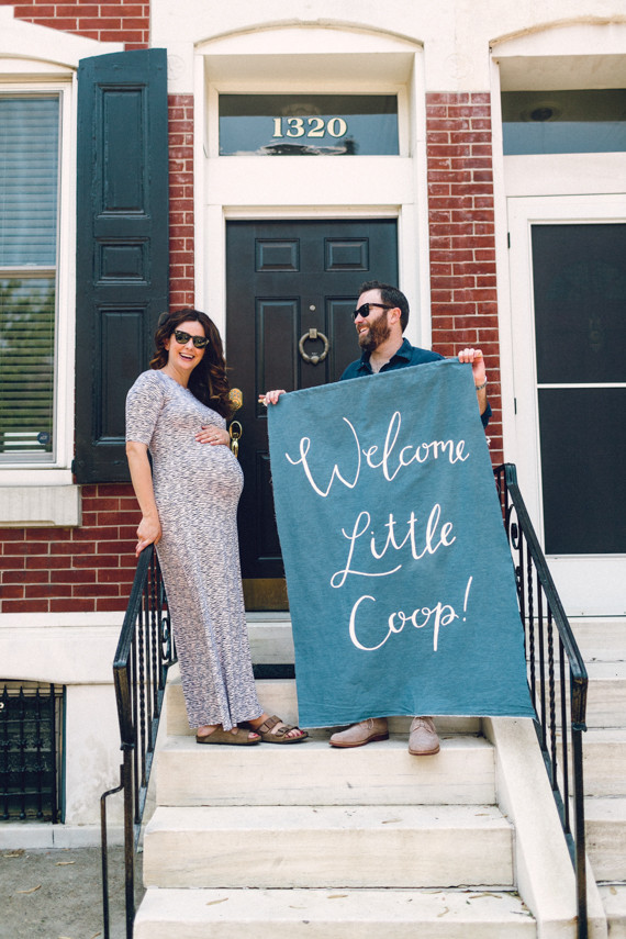 Blue Philadelphia Baby Shower by Confetti and Co
