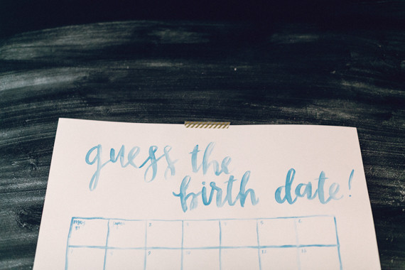 Blue Philadelphia Baby Shower by Confetti and Co