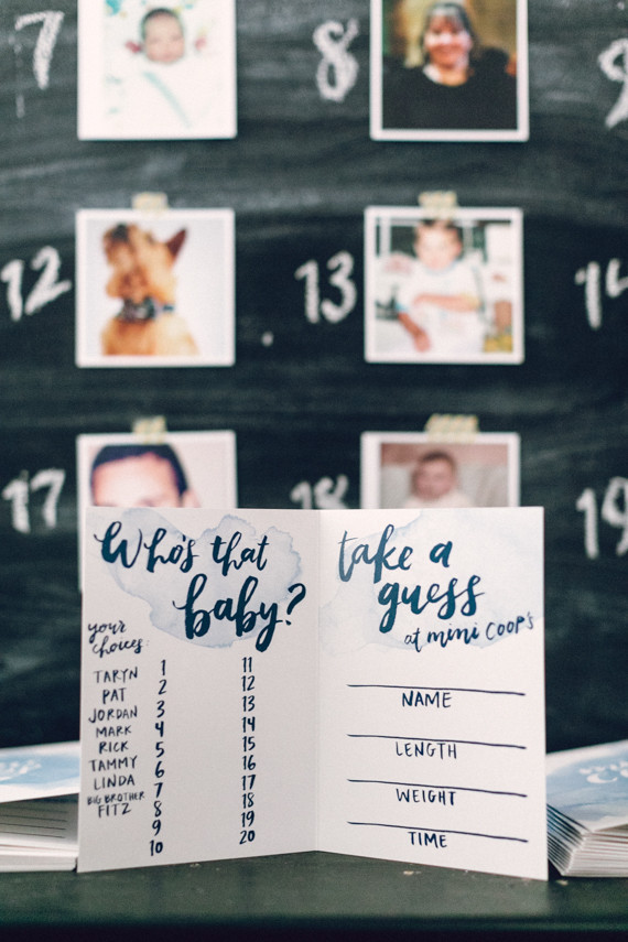 Baby Shower game