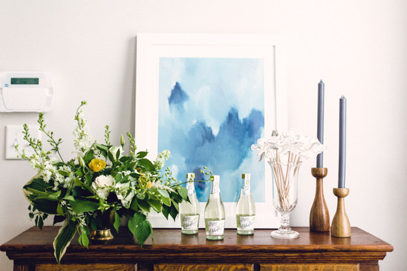 Blue Philadelphia Baby Shower by Confetti and Co