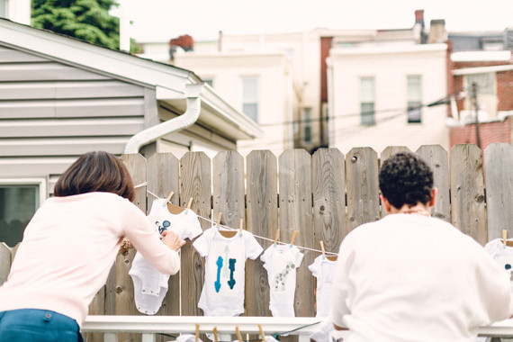 Blue Philadelphia Baby Shower by Confetti and Co