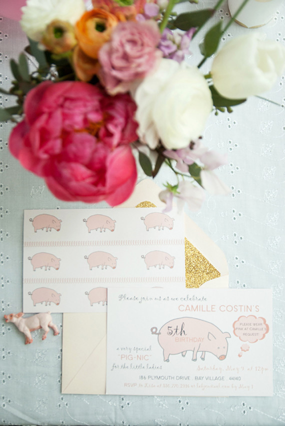 Pignic themed 5th birthday