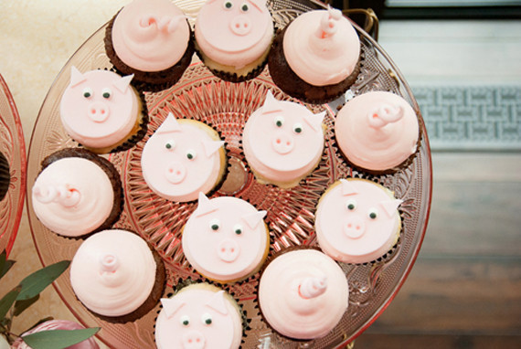 Piggy cupcakes