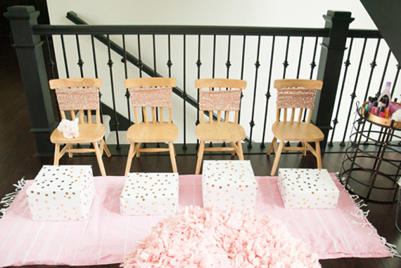 Kids pedicure station