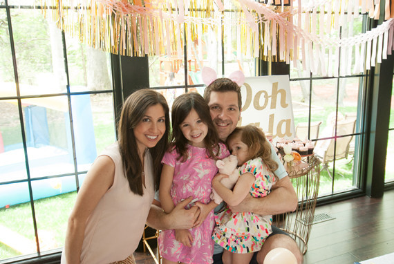 Pink and gold birthday party