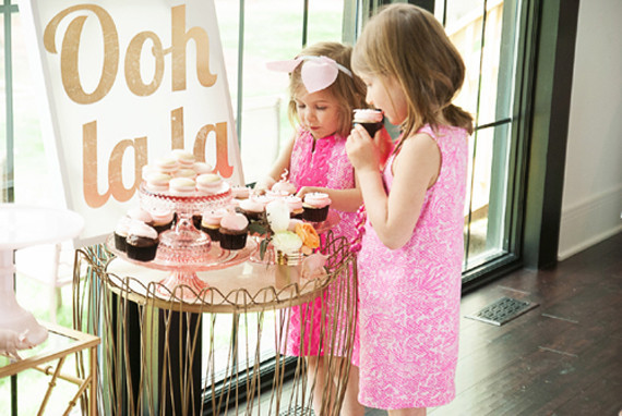 Pink and gold birthday party