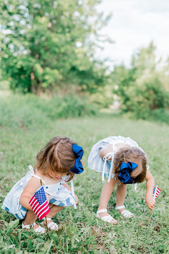 4th of July Sister Portraits