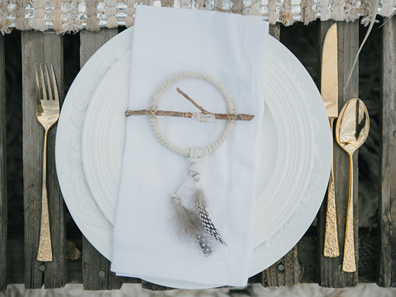 Boho place setting