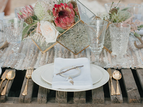 Boho place setting