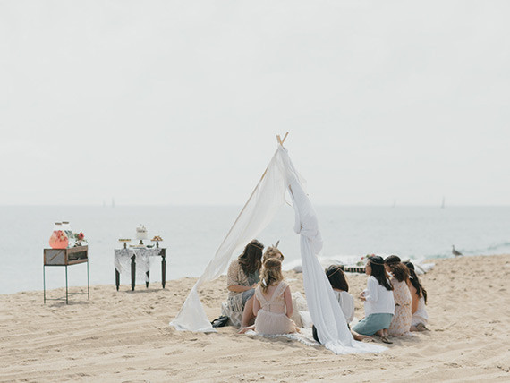 Boho Beach Baby Shower Inspiration