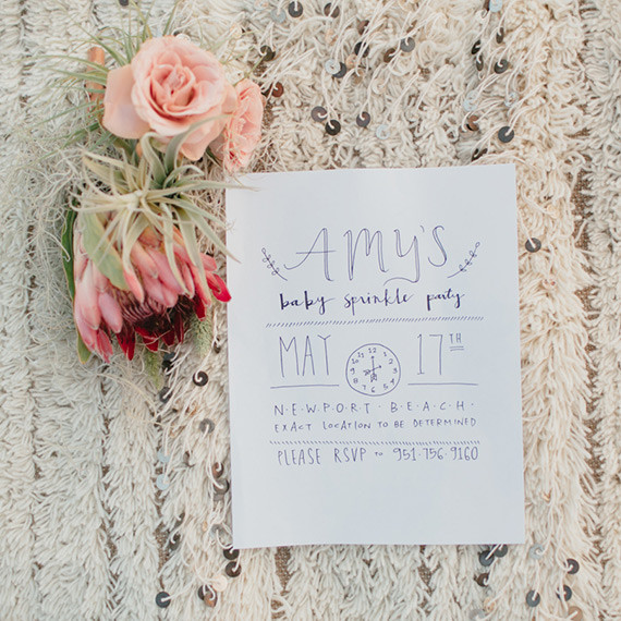 Baby shower invites