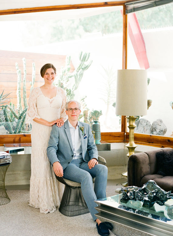 Palm Springs wedding portrait