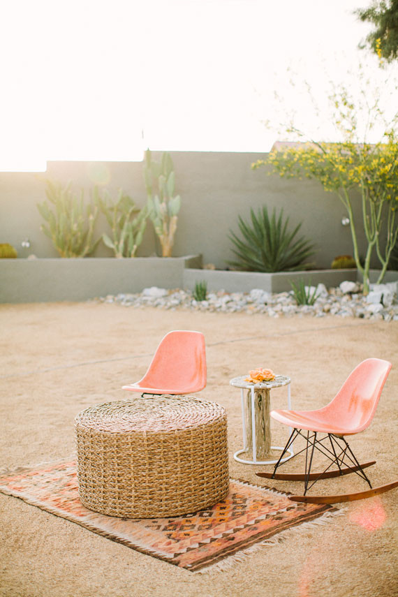 Wedding lounge area