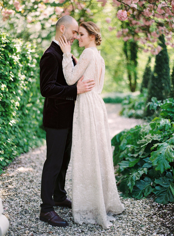 Cherry tree blossoms portraits
