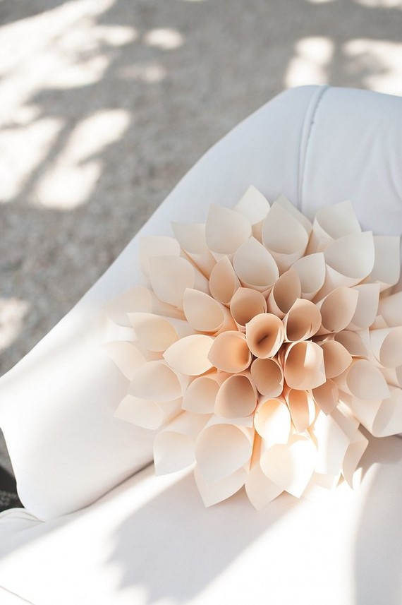 Dahlia paper flower