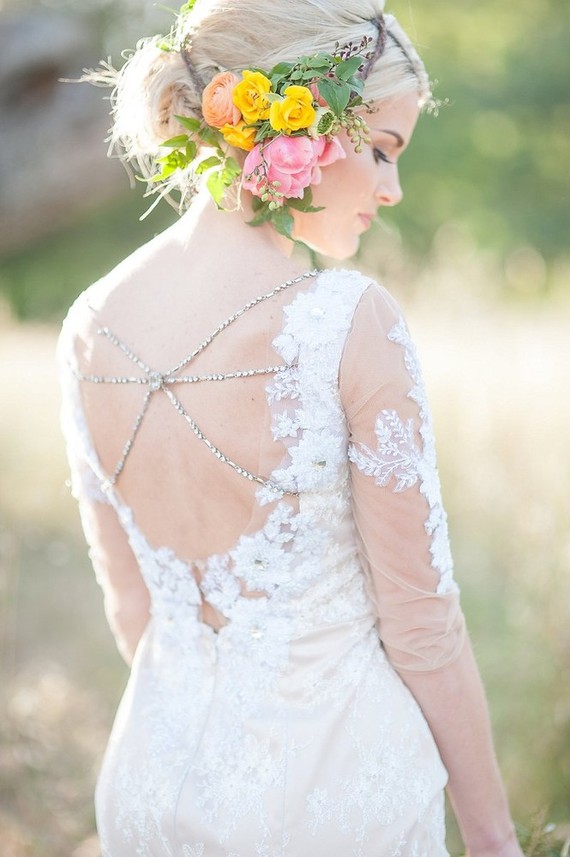 Floral head piece